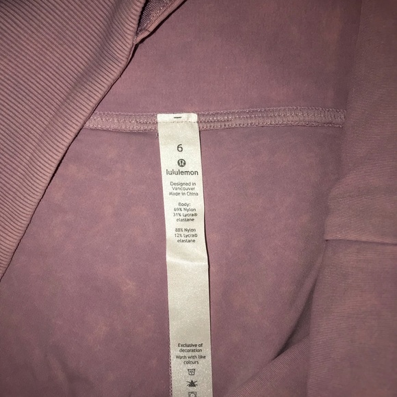 Lululemon Wunder Under Crop 23" Ribbed Leggings (Washed Antoinette Color) - Picture 6 of 12